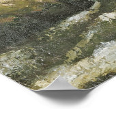 Die Quelle des Loue oder La Grotte Sarrazine Poster (Ecke)