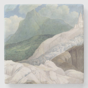 Die Quellen des Aveyron, 1781 (w/c) Steinuntersetzer