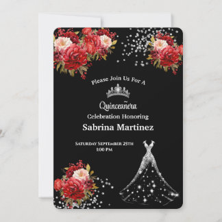 Die Quinceanera-Einladung Einladung