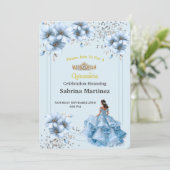 Die Quinceanera-Einladung Einladung (Stehend Vorderseite)
