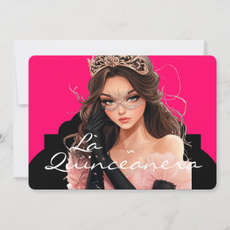 Die Quinceanera-Einladung Einladung