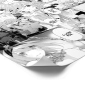 Die Quintessenz-Manga-Collage Poster (Ecke)