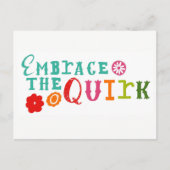 Die Quirk-Postkarten einbinden Postkarte (Vorderseite)