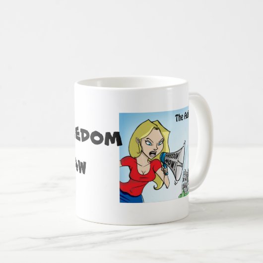 Die Quirl-Geächtet-Tasse Kaffeetasse (VorderseiteRechts)