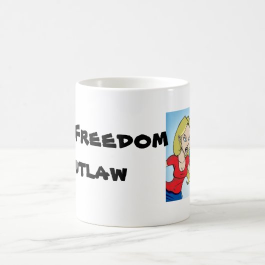 Die Quirl-Geächtet-Tasse Kaffeetasse (Mittel)