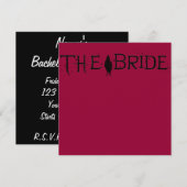 Die Raben-Braut Einladung (Vorne/Hinten)