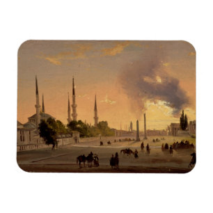 Die Racecourse von Constantinopel (Öl auf Leinwand Magnet
