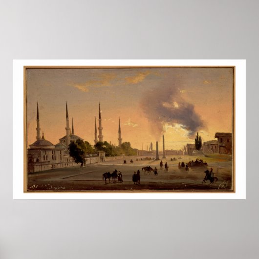 Die Racecourse von Constantinopel (Öl auf Leinwand Poster (Vorne)