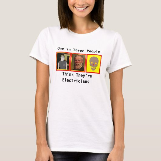 Die Rache des Elektrikers T-Shirt (Vorderseite)