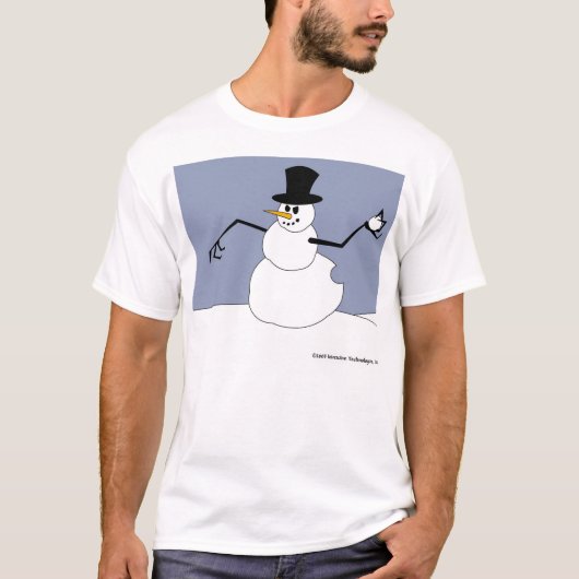 Die Rache des Schneemanns T-Shirt (Vorderseite)