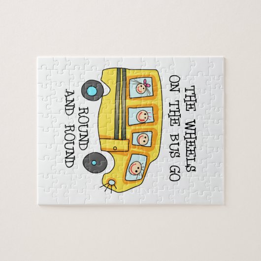 DIE RÄDER AM BUS PUZZLE (Horizontal)