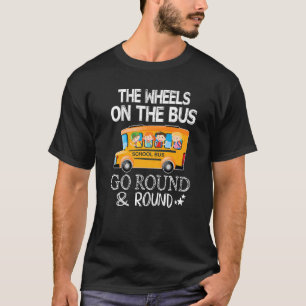 Die Räder des Busses laufen runter und runden zurü T-Shirt