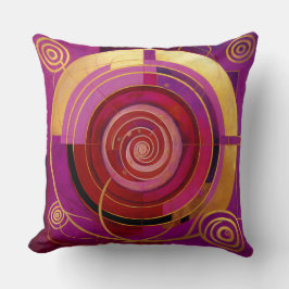 Die Räder des Zeitpolsters Kissen