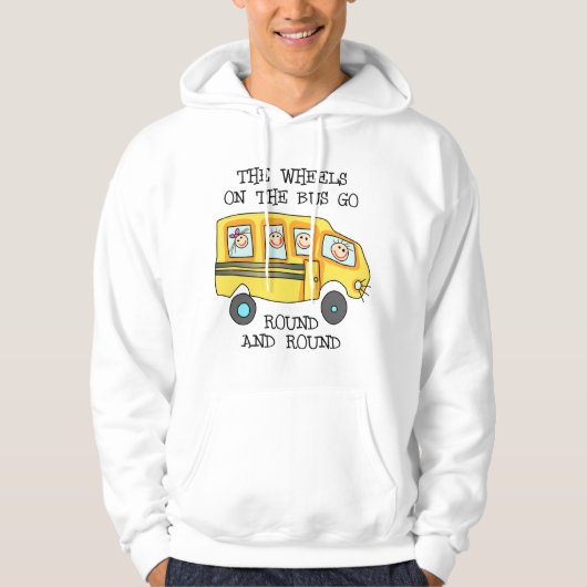 Die Räder im Bus Hoodie (Vorderseite)