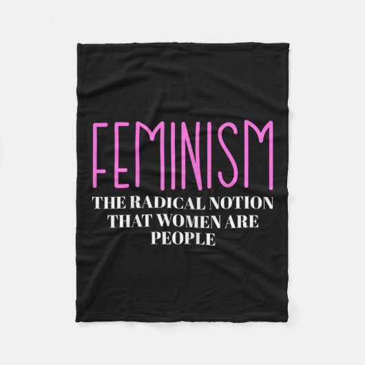 Die radikale Vorstellung, dass Frauen Menschen sin Fleecedecke (Vorderseite)