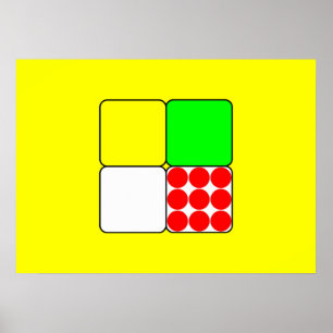 Die Radrennen Trikots 3 Gelb Poster