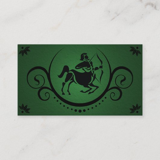 die Raffinerien der Bogenschützen Visitenkarte (Vorderseite)