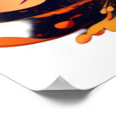 Die Raging-Blätter Poster (Ecke)