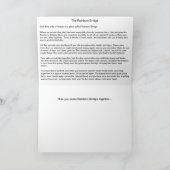 Die Rainbow Bridge Gedicht, In Erinnerung an einen Dankeskarte (Innenseite)