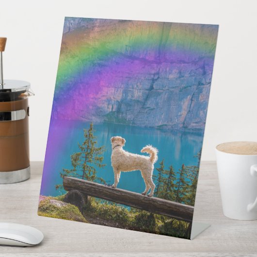 Die Rainbow Bridge Gedicht, In Erinnerung an einen Sockelschild (In Situ)