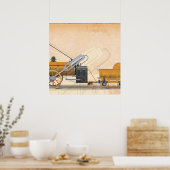 Die Rakete Poster (Küche)