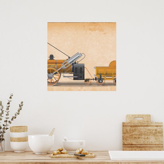 Die Rakete Poster (Küche)