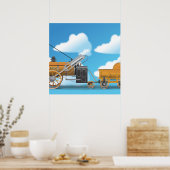 Die Rakete Poster (Küche)