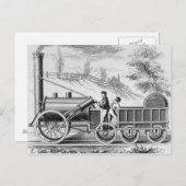 Die "Rakete" Postkarte (Vorne/Hinten)