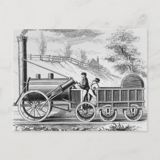 Die "Rakete" Postkarte (Vorderseite)