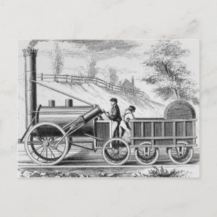 Die "Rakete" Postkarte