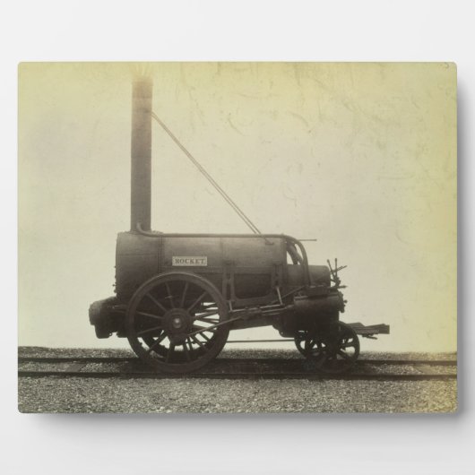 Die "Rakete" von George Stephenson (1781-1 Fotoplatte (Vorderseite)
