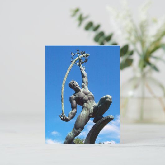 Die Raketentrower-Postkarte Postkarte (Stehend Vorderseite)