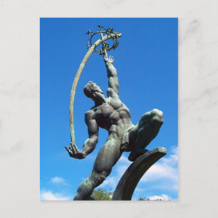 Die Raketentrower-Postkarte Postkarte