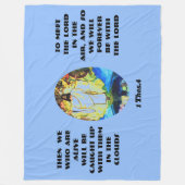 DIE RAPTURE BIBLE VERSION FLEECEDECKE (Vorderseite)