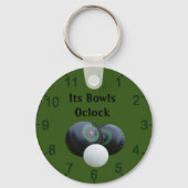 Die Rasen-Uhr, Schlüsselring Schlüsselanhänger (Rückseite)