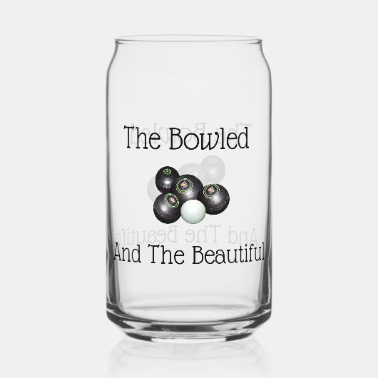 Die Rasenbowls und die schönen, Dosenglas (Vorderseite)