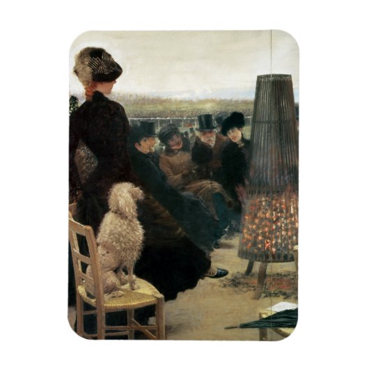 Die Rassen von Auteuil, Teil eines Triptychons (Öl Magnet (Vertikal)