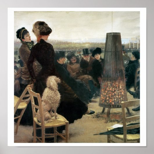 Die Rassen von Auteuil, Teil eines Triptychons (Öl Poster (Vorne)