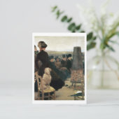 Die Rassen von Auteuil, Teil eines Triptychons (Öl Postkarte (Stehend Vorderseite)