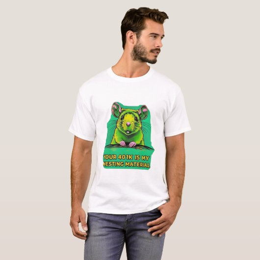 Die Ratte des Anlegers T-Shirt (Vorne ganz)