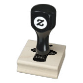 Die Ratte in der Hut-Briefmarke Gummistempel (Stempel)