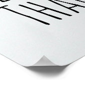 Die Ratten essen besser als wir Poster (Ecke)