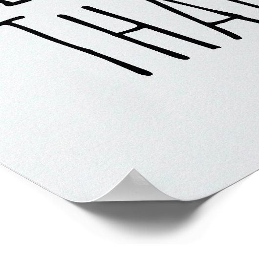 Die Ratten essen besser als wir Poster (Ecke)