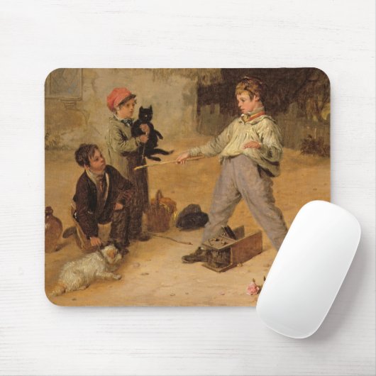 Die Ratten-Falle (Öl auf Platte) Mousepad (Mit Mouse)