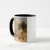 Die Ratten-Falle (Öl auf Platte) Tasse (Vorderseite Links)