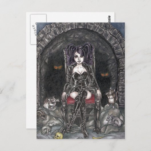 Die Rattenkönigin Postcard Postkarte (Vorne/Hinten)