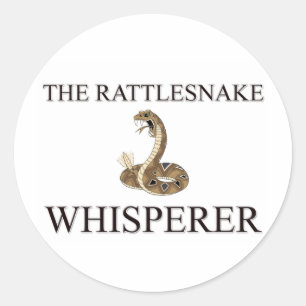 Die Rattlesnake Whisperer Runder Aufkleber
