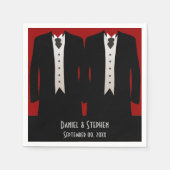 Die Räume Serviette (Vorderseite)