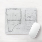 Die Räume von Madame Recamier Mousepad (Mit Mouse)