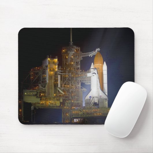 Die Raumfährenentdeckung beim Launch Pad 39A Mousepad (Mit Mouse)